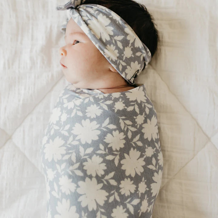 Copper Pearl Adjustable Knit Headband - Lacie
