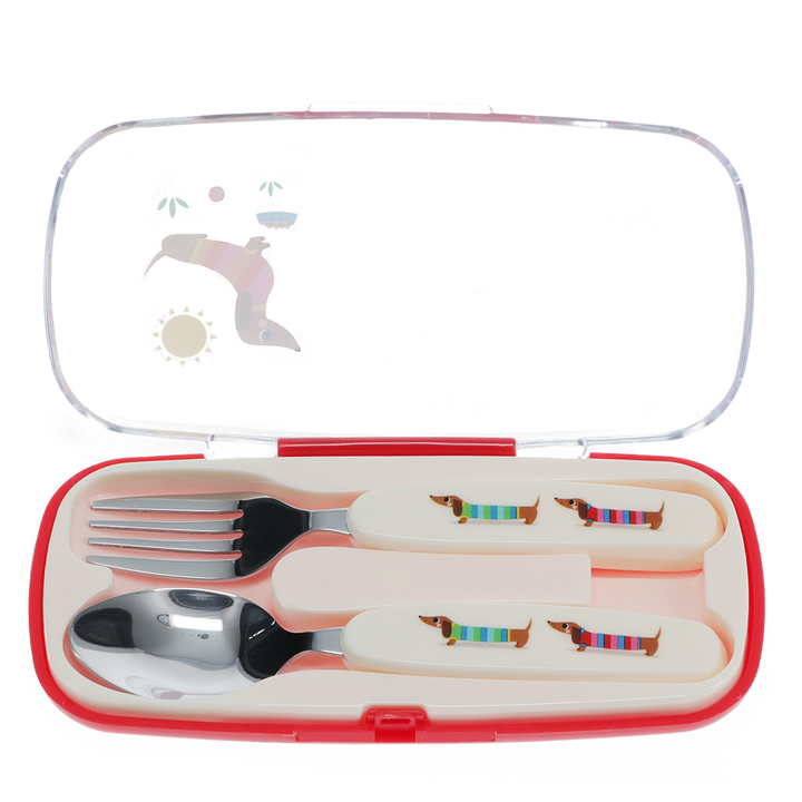 Children's Cutlery Set – Sausage Dog