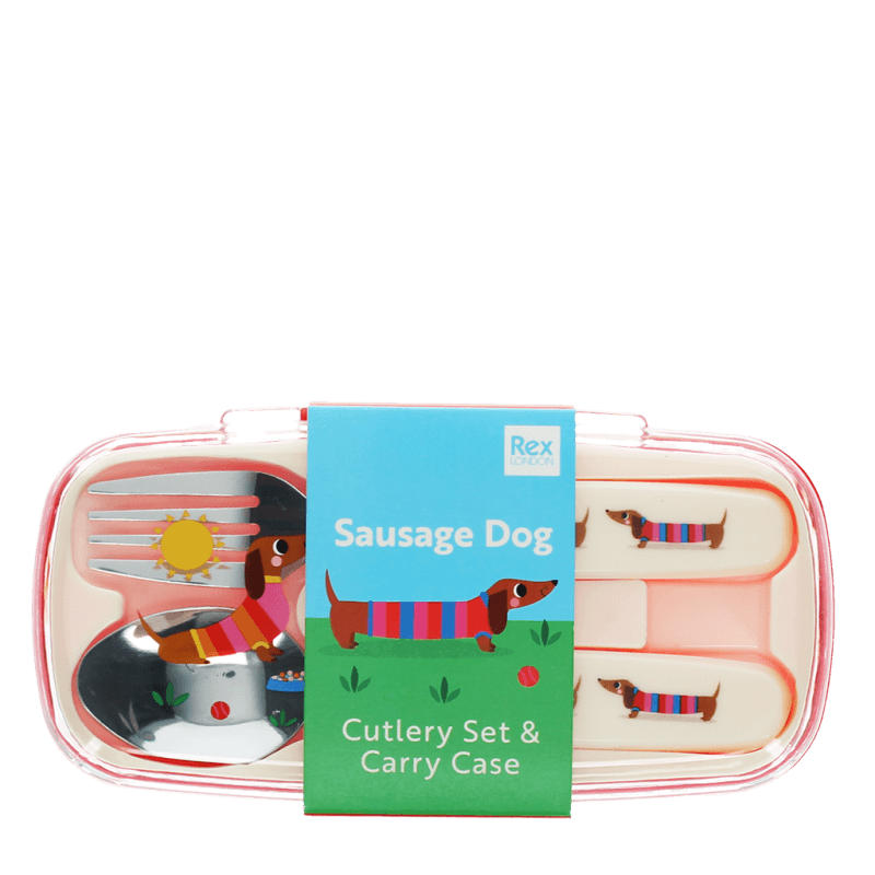 Children's Cutlery Set – Sausage Dog