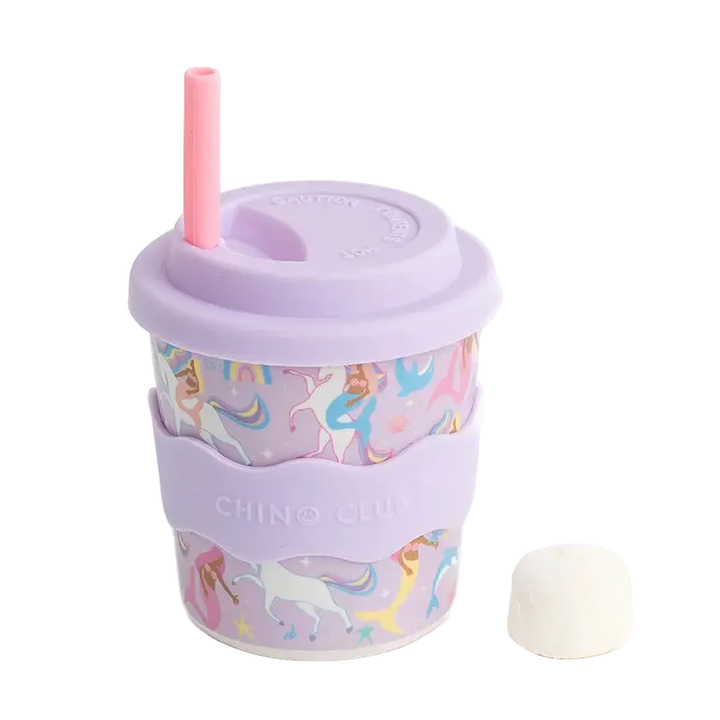 Mermaids and Unicorns Kids Keep Cup 240ml + Straw
