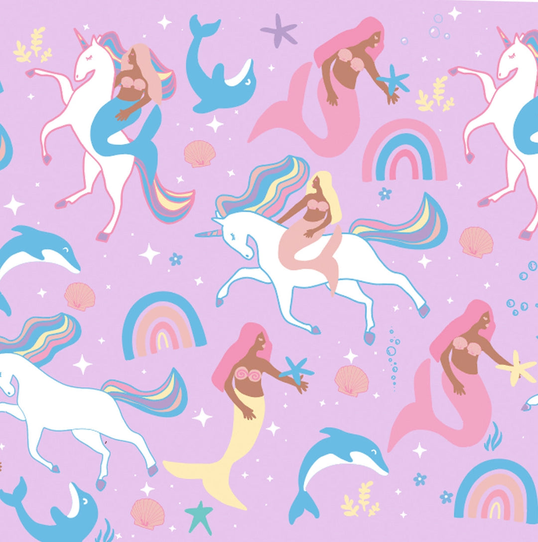 Mini Stainless Steel Smoothie Cup & Straw 200ml - Mermaids and Unicorns