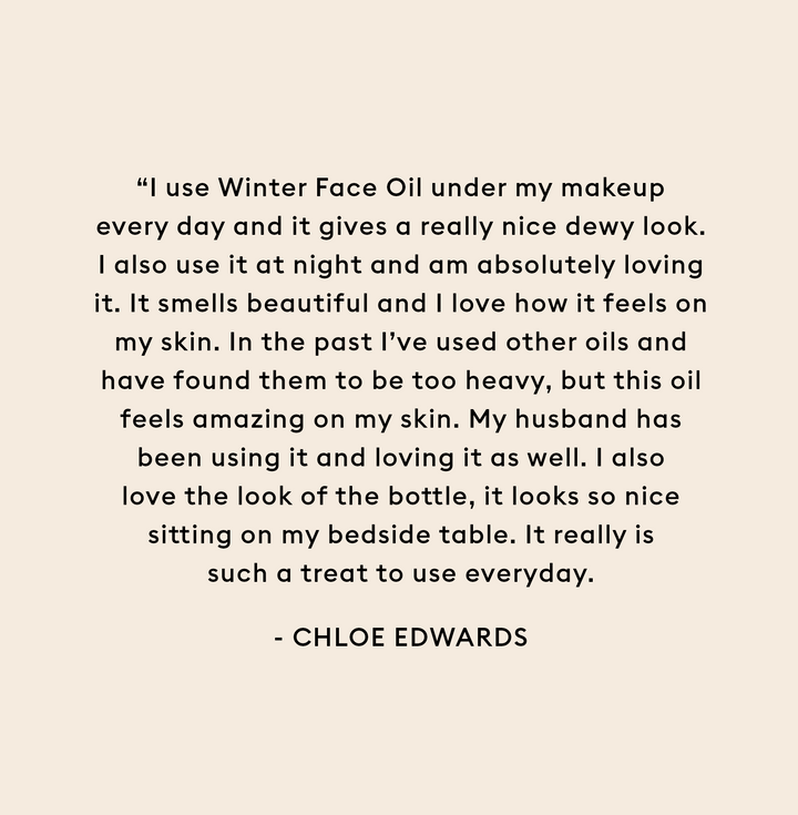 BEING Skincare Winter Face Oil 30ml