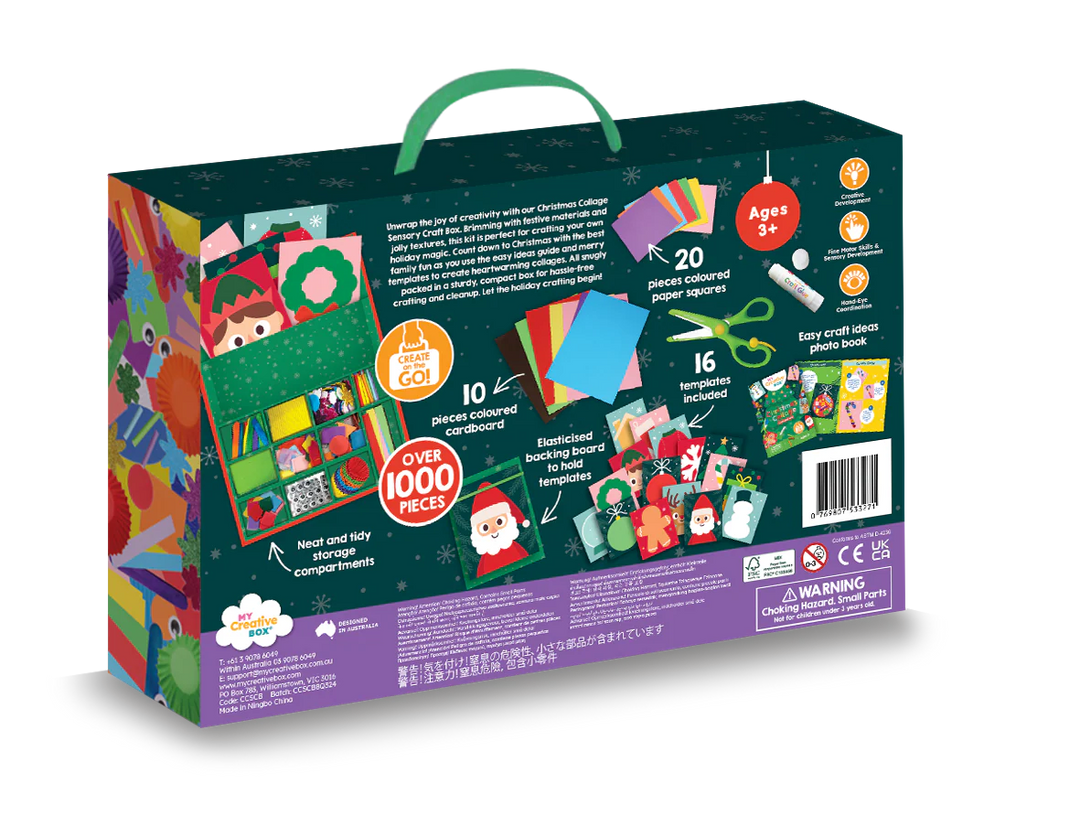 Christmas Collage Sensory Craft Box