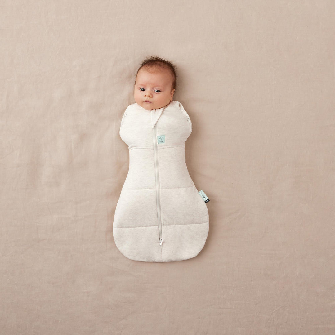 ergoPouch Cocoon Zip Swaddle Bag 2.5 TOG - Oatmeal Marle