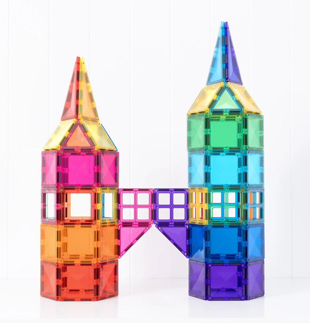 Connetix Magnetic Tiles Bright Mega 202 Piece Pack