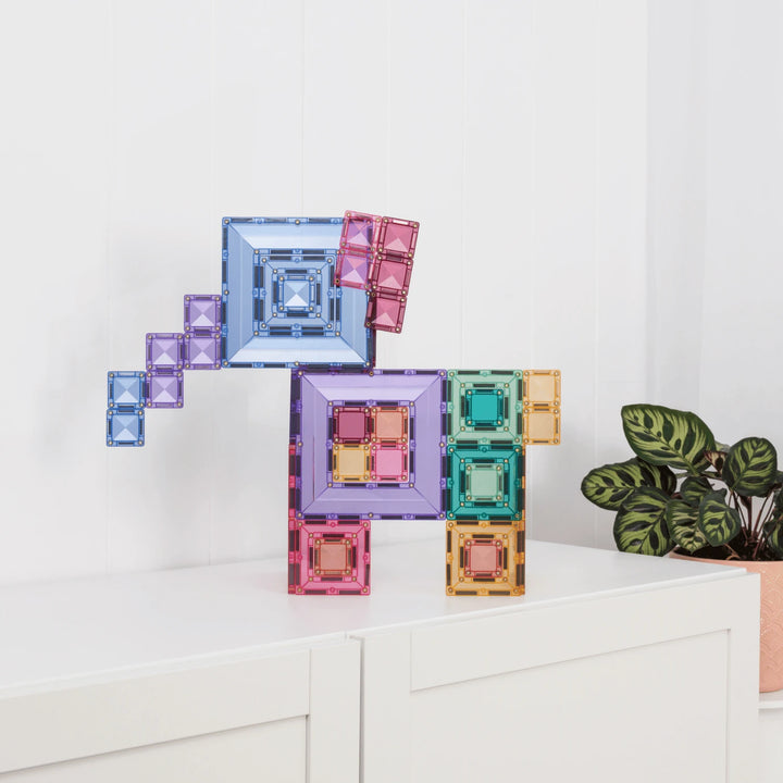 Connetix Magnetic Tiles Pastel Portal 48 Piece Pack