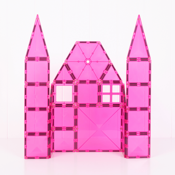 Connetix Magnetic Tiles Pink Charity 20 Piece Pack