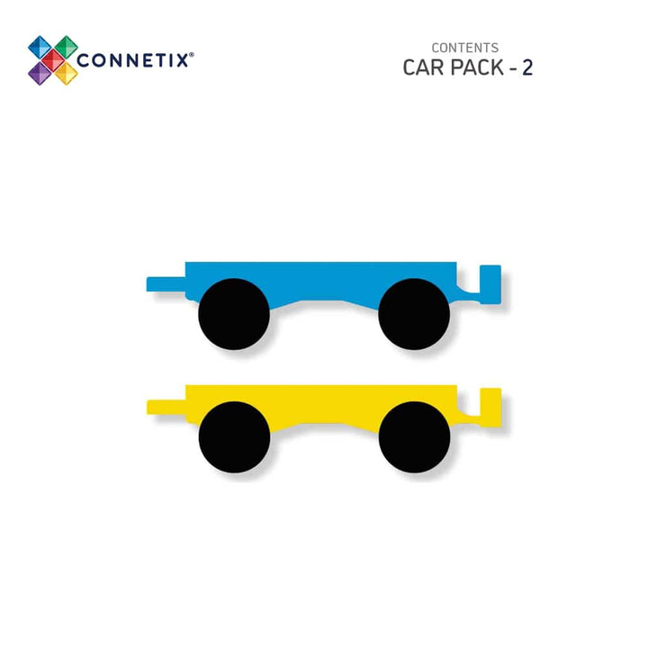 Connetix Magnetic Tiles Rainbow Car Pack