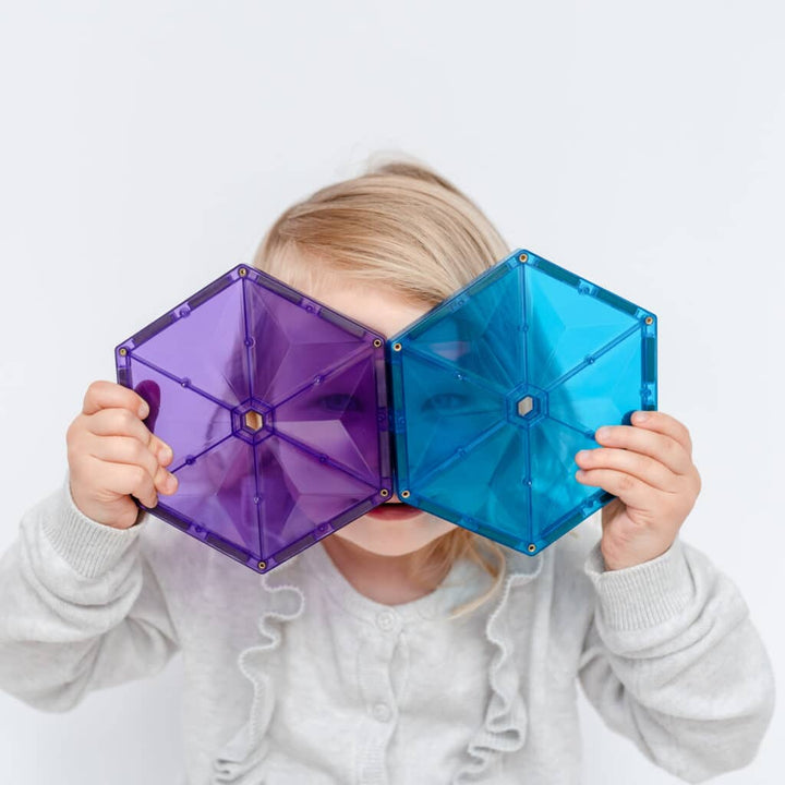 Connetix Magnetic Tiles Rainbow Geometry Pack 30 Piece