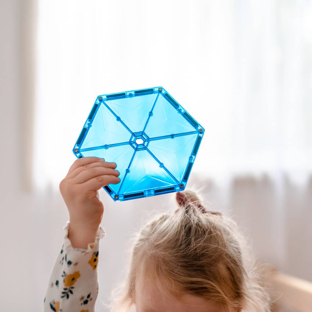 Connetix Magnetic Tiles Rainbow Geometry Pack 30 Piece