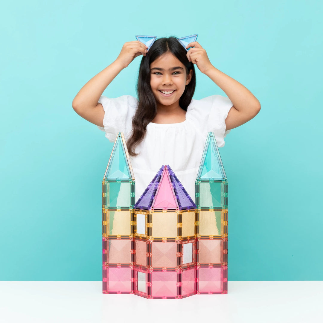 Connetix Magnetic Tiles Pastel Creative 104 Piece Pack