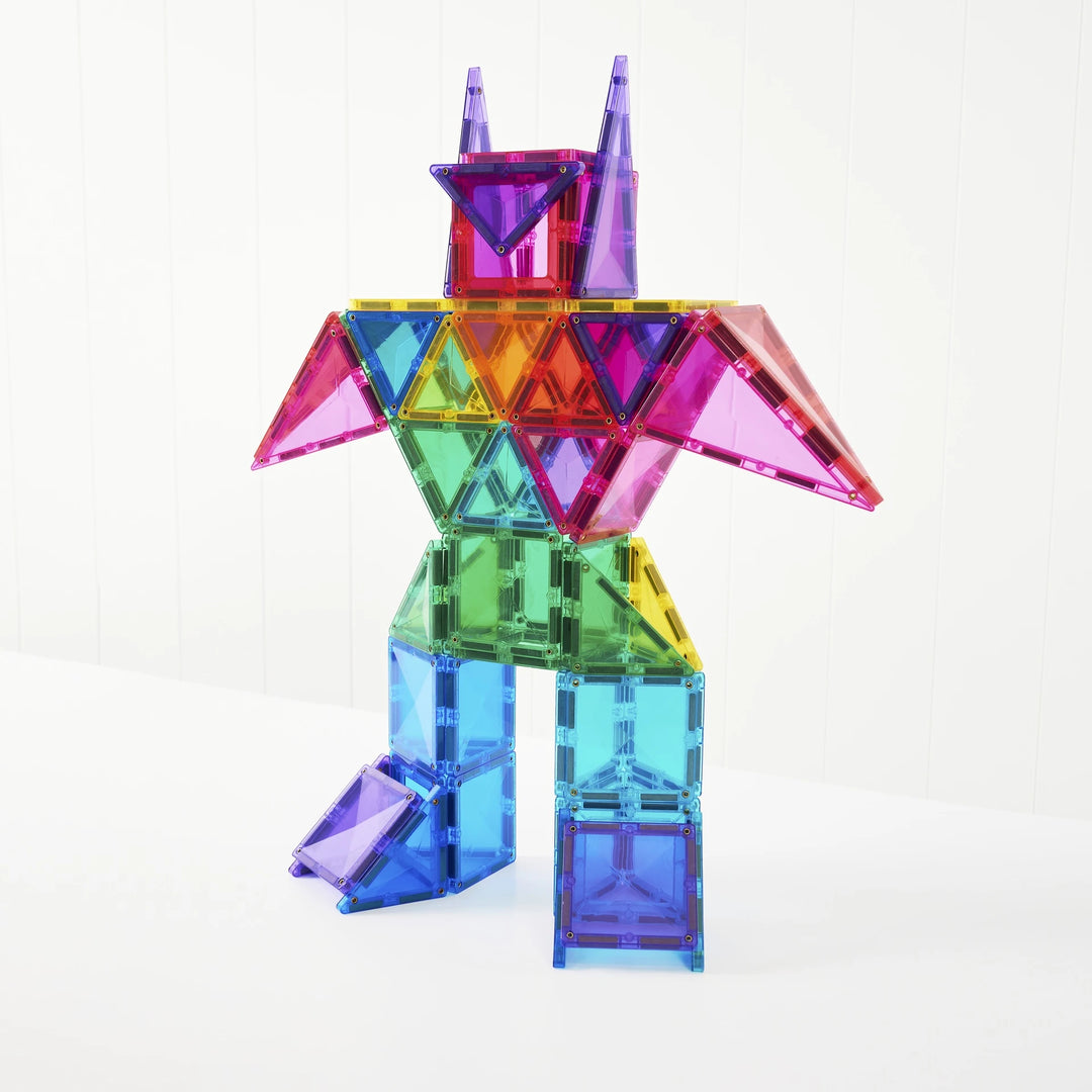 Connetix Magnetic Tiles Rainbow Bright Creative 104 Piece Pack
