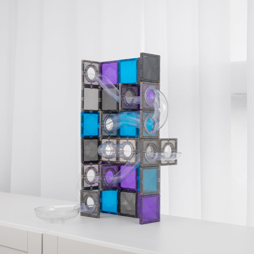 Connetix Magnetic Tiles Ball Run Galaxy Pack 61 pc