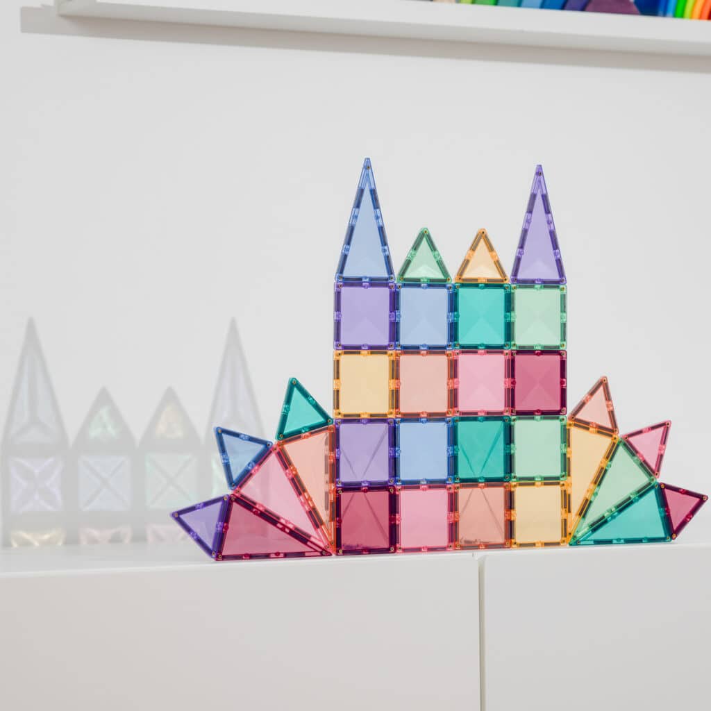 Connetix Magnetic Tiles Pastel Mini 32 Piece Pack