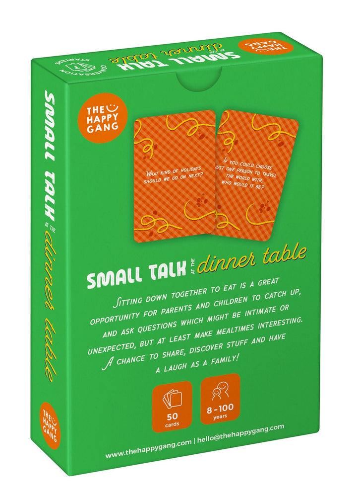 Conversation Starters - Small Talk At The Dinner Table