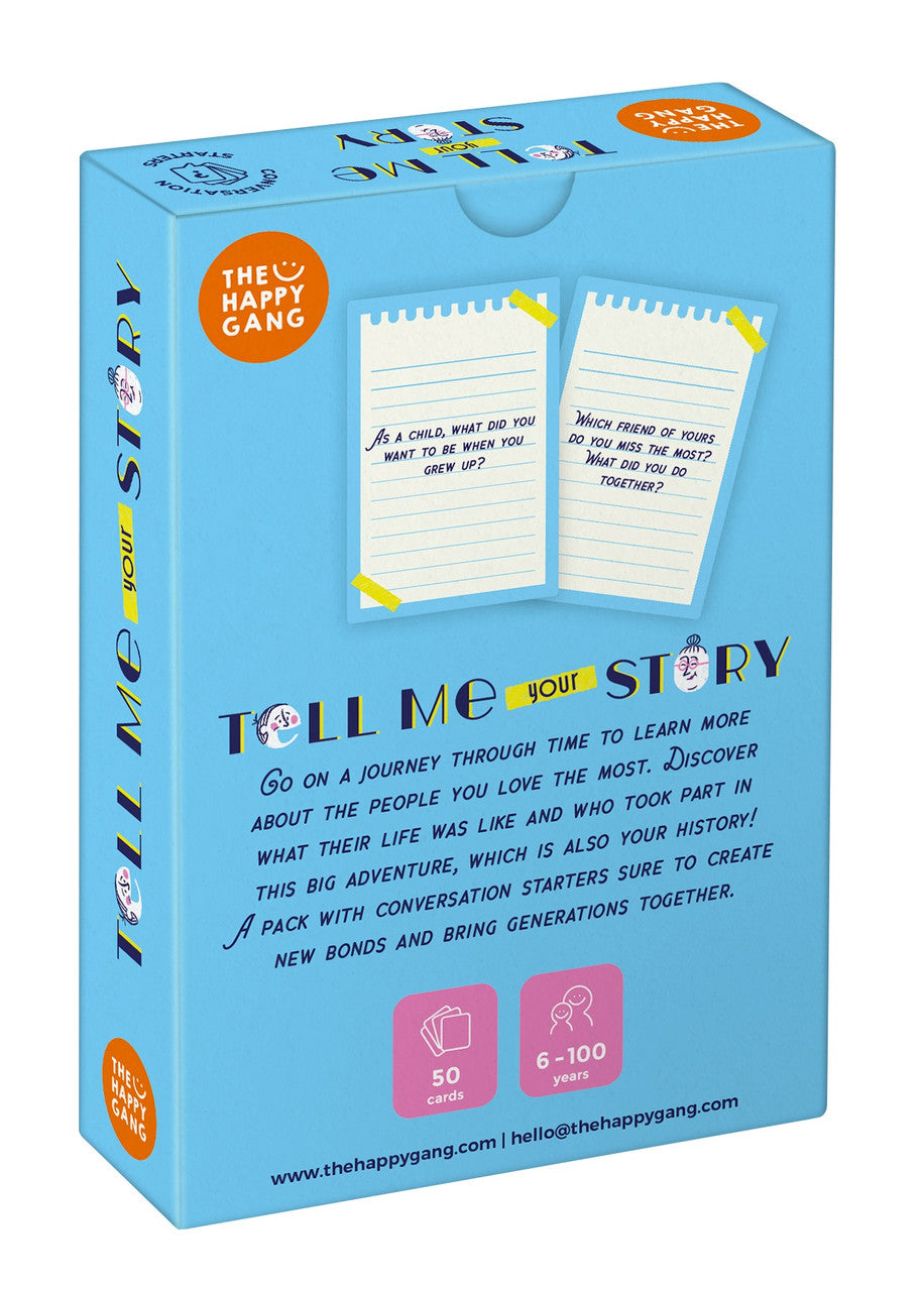 Conversation Starters - Tell Me Your Story