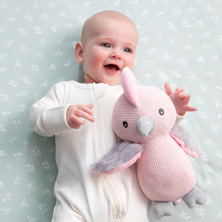 Cotton Knit Toy - Gary the Galah