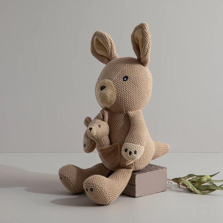 Cotton Knit Toy -  Kylie the Kangaroo