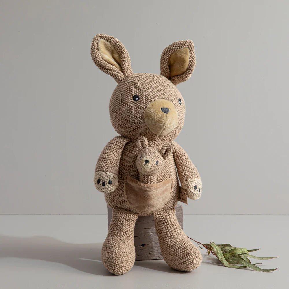 Cotton Knit Toy -  Kylie the Kangaroo