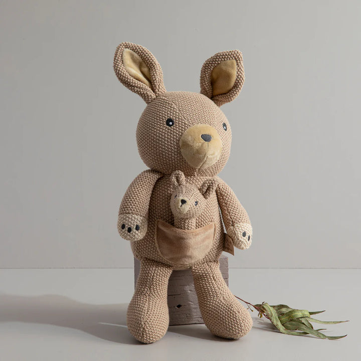 Cotton Knit Toy -  Kylie the Kangaroo