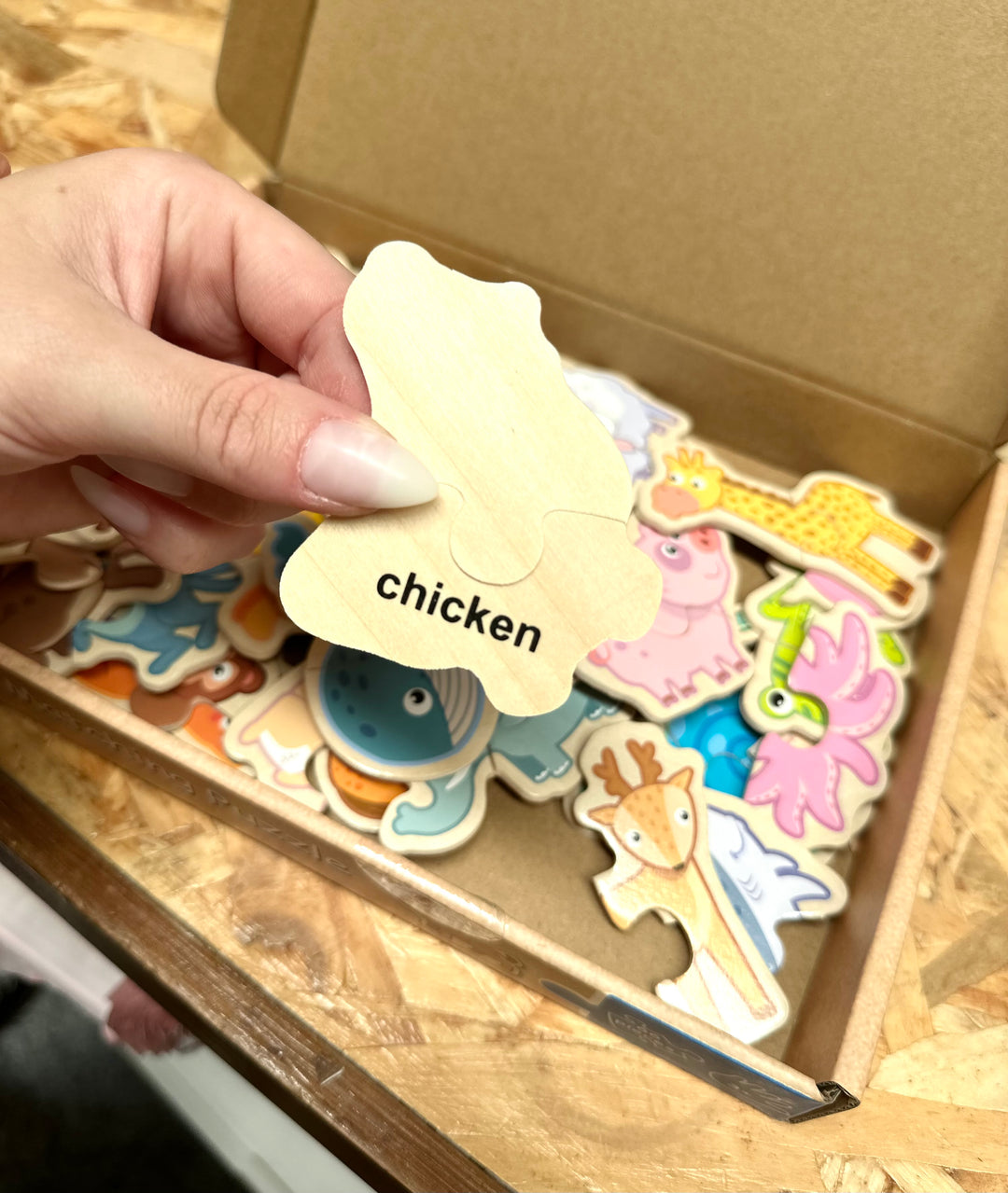 Timber Animal Match Puzzles