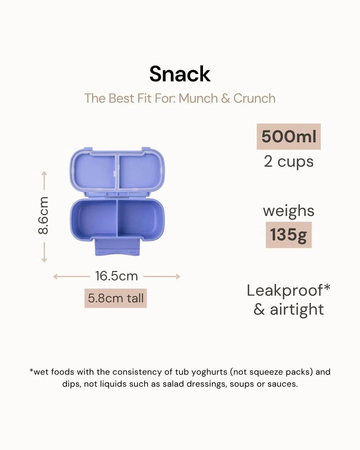 Montiico Bento Snack Lunch Box - Blueberry