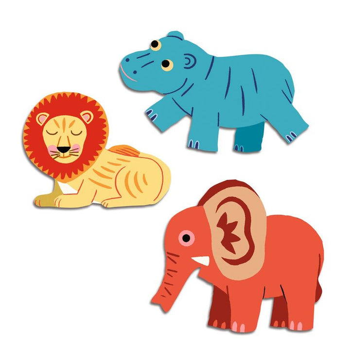Djeco Safari Toddler Sticker Set