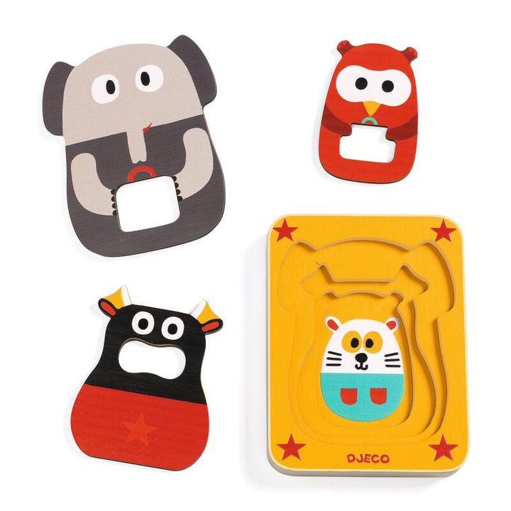 Djeco Leo & Co Wooden Layer