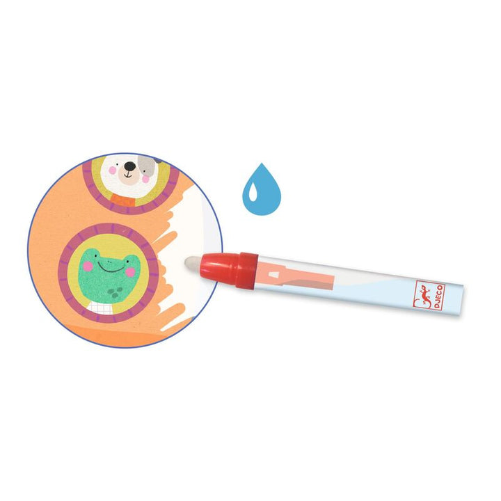 Djeco Water Colouring Pack - On The Road