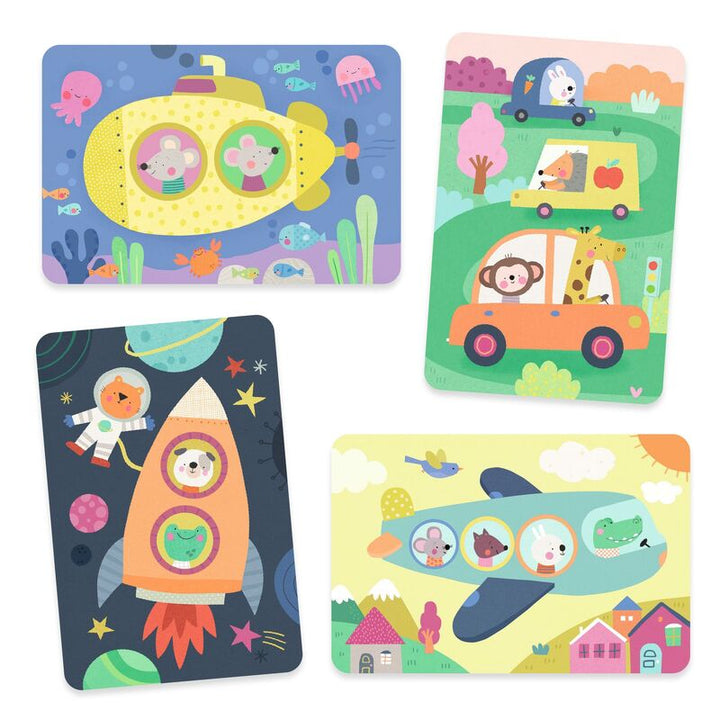 Djeco Water Colouring Pack - On The Road