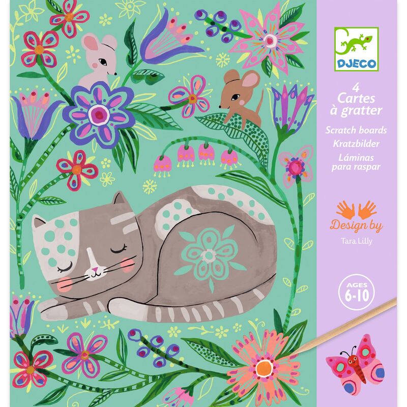 Djeco Encounters Scratch Cards