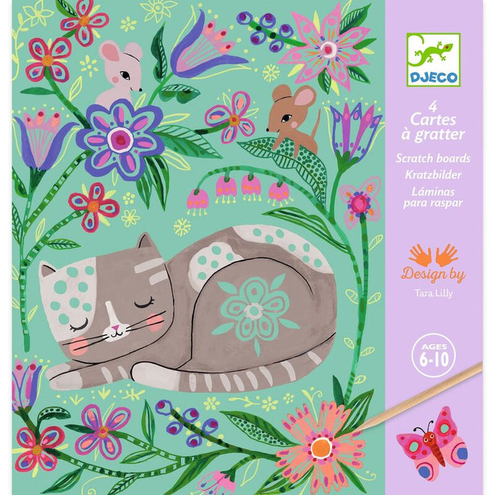 Djeco Encounters Scratch Cards