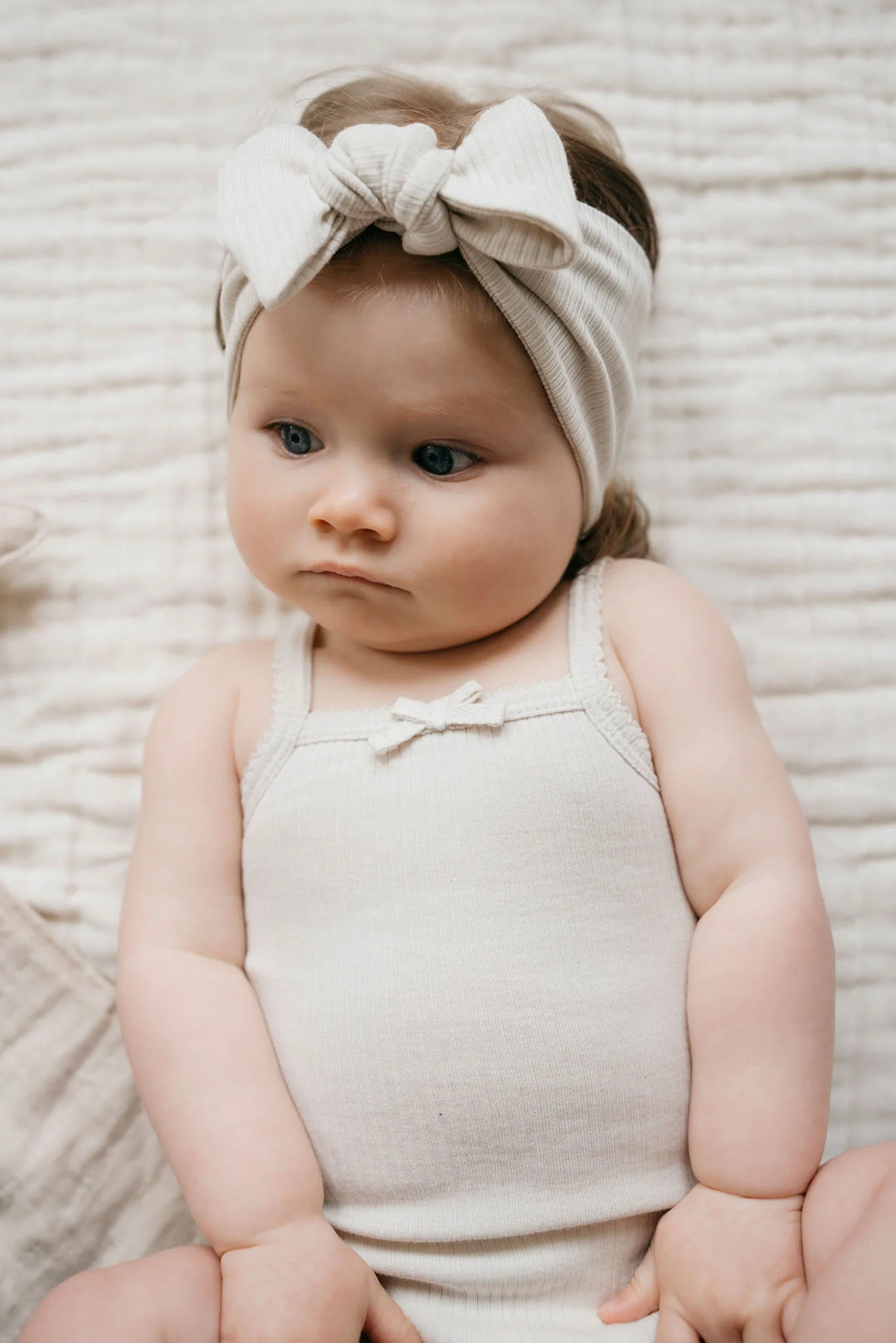 Jamie Kay Organic Cotton Modal Singlet Bodysuit - Beech