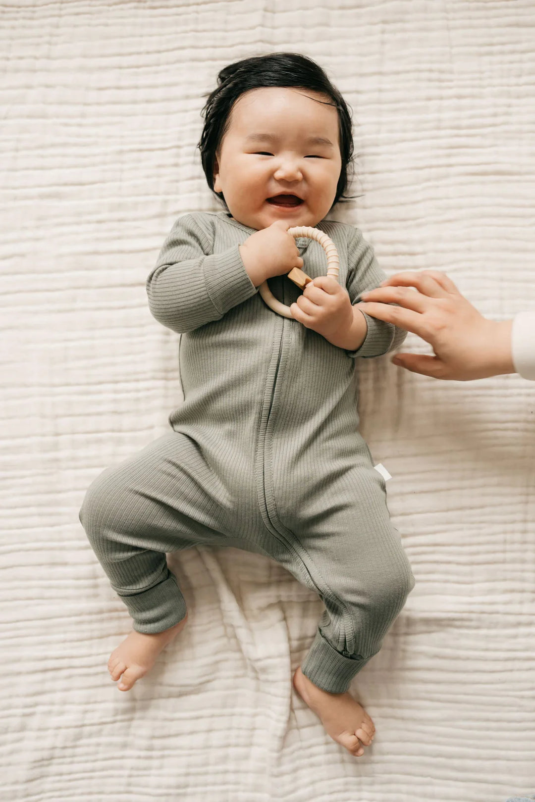 Jamie Kay Organic Cotton Modal Frankie Growsuit - Dill