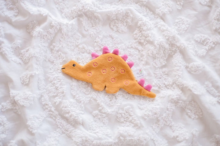 Tikiri Crinkle Scrunch Sensory Toy - Stegosaurus