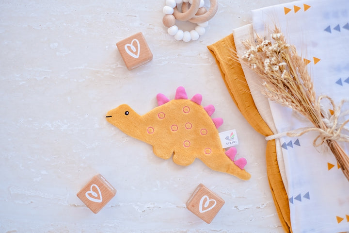 Tikiri Crinkle Scrunch Sensory Toy - Stegosaurus