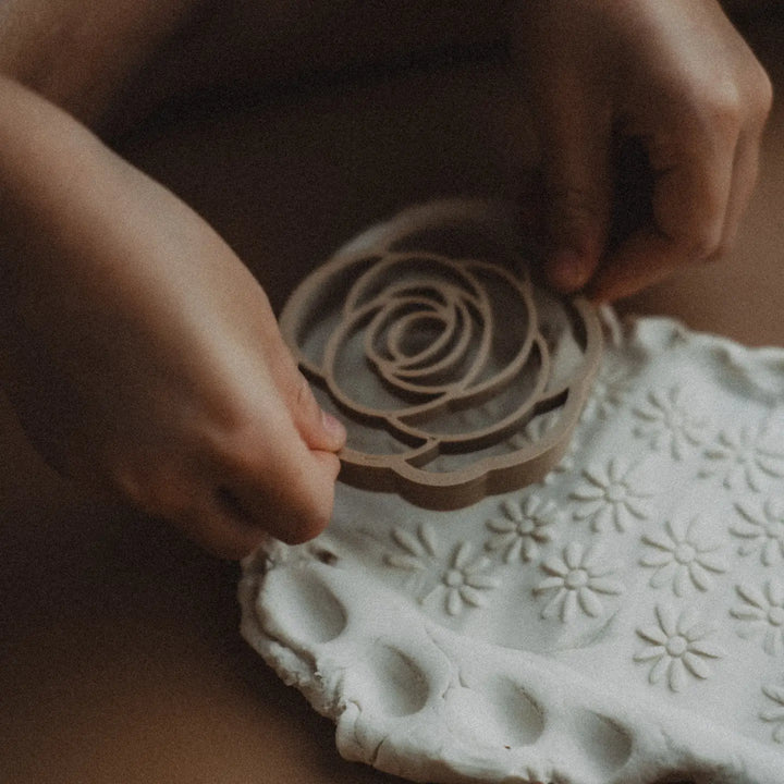 Daisy Pattern Playdough Roller