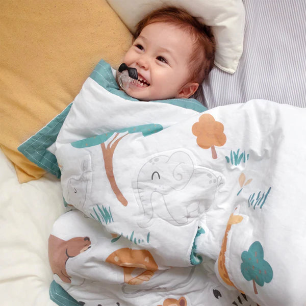 Day at the Zoo 4-Piece Nursery Bedding Set