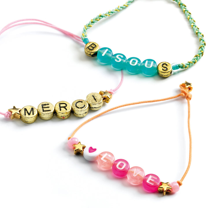 Djeco Alphabet Bead Bracelet Making Kit