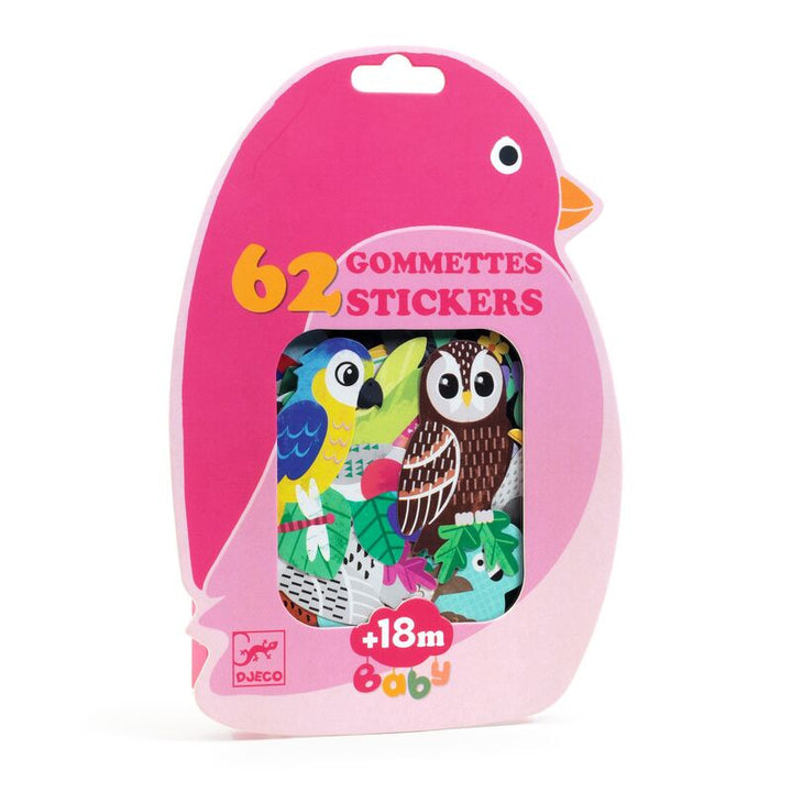 Djeco Birds Toddler Sticker Set