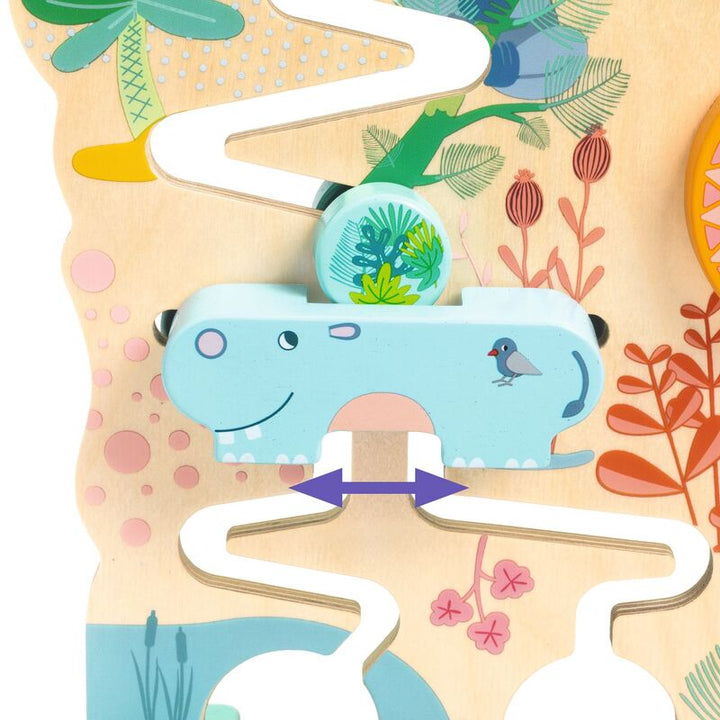 Djeco Cascadou Wooden Sliding Maze Puzzle