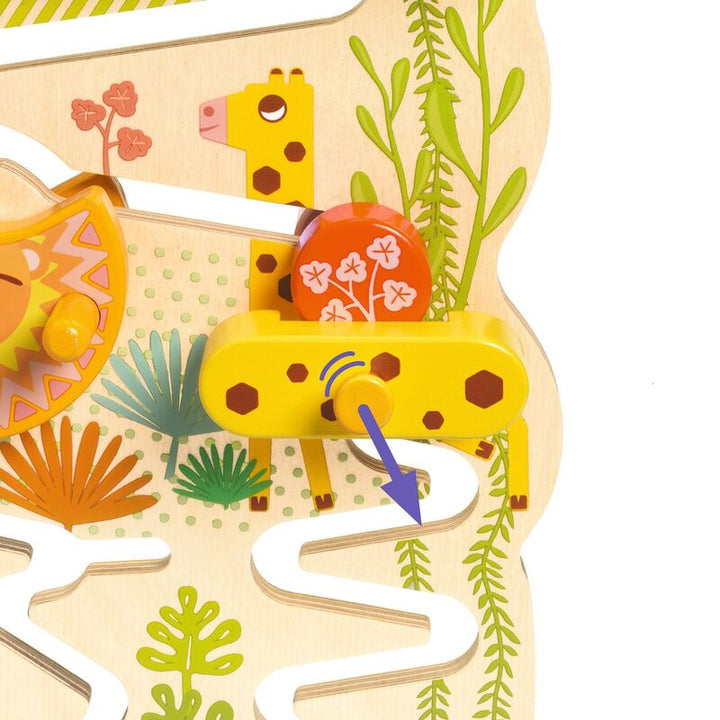 Djeco Cascadou Wooden Sliding Maze Puzzle