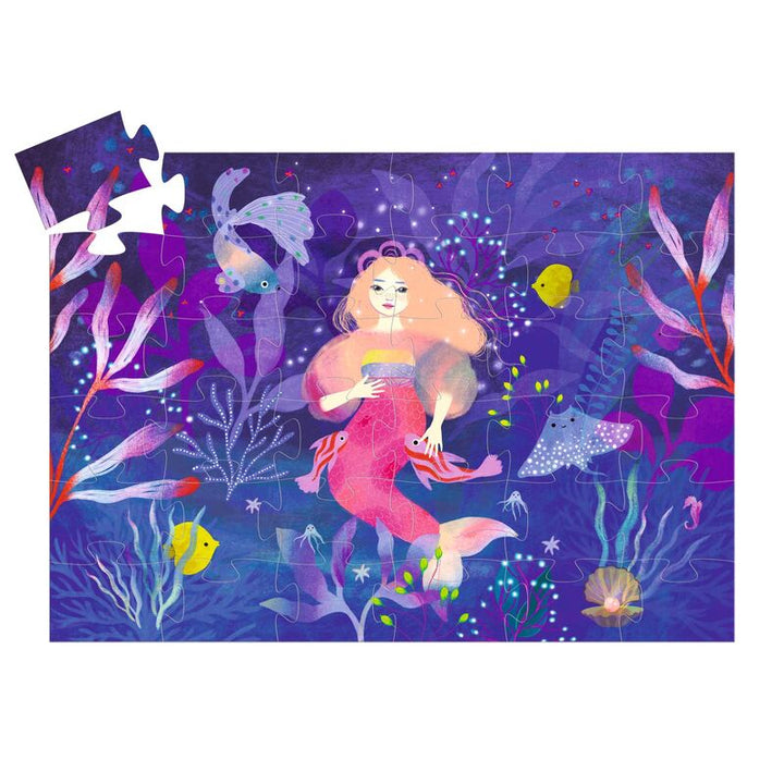 Djeco Ella the Mermaid 36pc Silhouette Puzzle