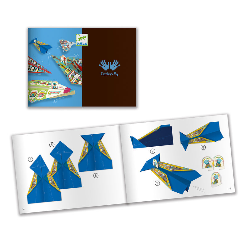 Djeco Planes Origami Craft Set