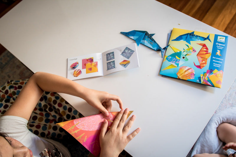 Djeco Sea Creatures Origami Craft Set