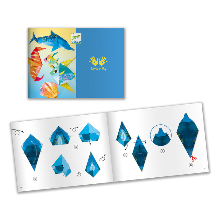 Djeco Sea Creatures Origami Craft Set