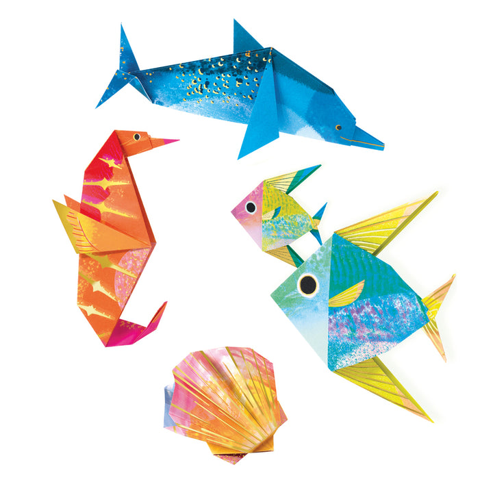 Djeco Sea Creatures Origami Craft Set