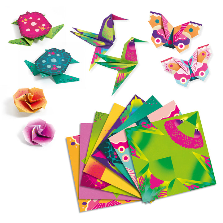 Djeco Tropics Origami Craft Set