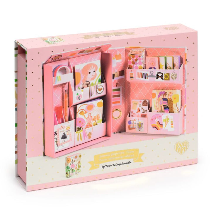 Tinou Stationery Cabinet Kit - PInk Fashion