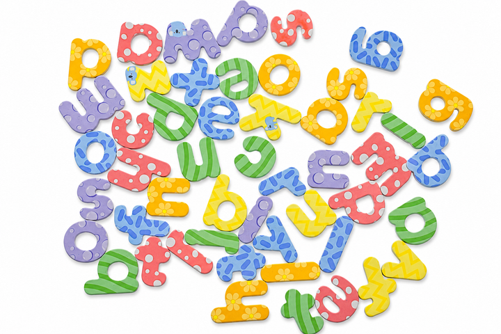 Fridge Friends 50 Piece Magnet Set - Lowercase Alphabet